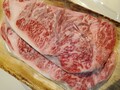 立派な霜降りにテンションup！