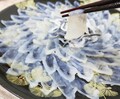 とらふぐ刺しと皮刺し