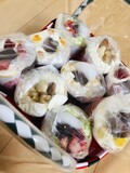 綺麗に並ぶクレープ達！子供は大興奮！