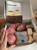 届いた状態繊細なスイーツ、崩れていない！