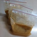 ジップ袋に入ったさばみそ