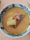 たっぷりお汁の中に入ってます！