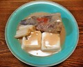 「シモ」一緒に煮込んだお豆腐も美味でした