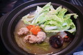 つくねと野菜は先に煮込んでスタンバイ