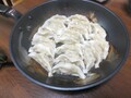 私にも羽根つき餃子が出来ました