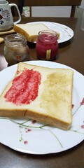 贅沢に半々塗り！