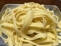 ほぐしましたよ。生パスタ最高！