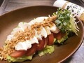 【あっさり棒々鶏風】 蒸し鶏と下茹で済みのキャベツとの組み合わせ。 豚肉にも良く合うので、焼いたお肉にかけるだけでも充分！