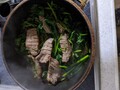 ヘルシーな牛タン炒め