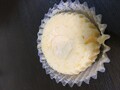 二層に分かれたチーズケーキ