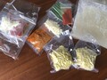 丁寧に小分けに包装