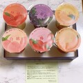 彩り豊かなゼリーが６種類♪