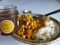 根菜豆カレーにはカレー専用はちみつを＾＾