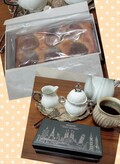 箱のデザインと蓋を取った時のイメージ