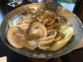 キノコとともに。大変美味しかったです