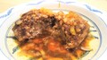 切ってみると、中から肉汁が…！