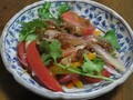 香りの野菜サラダにじゃこをトッピング