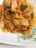 もちもちした麺と旨辛タレの相性抜群
