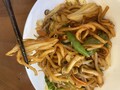 この太麺、大好きです。