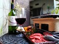 炭火で強火でさっと焼いて贅沢に。