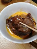 卵にからめて口の中で脂が溶けるー！