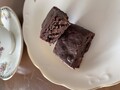 ブラウニーの断面はこんな感じです。