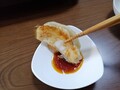 付属のタレはラー油入り
