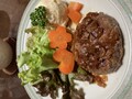 ソースをかけて！