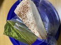 何層にも重なる生地がモチモチ！
