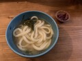 しめのうどんも最高