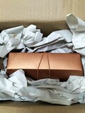 丁寧に梱包されて