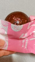 トッピングのピンク色が可愛い