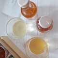 コップに注ぎました。