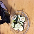 グリルした野菜に