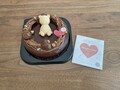 解凍後のケーキ！可愛いです！