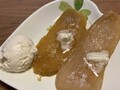 温かいお芋と冷たいアイスクリームの融合
