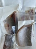 しっかりと冷凍されています。