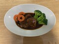 温野菜を添えてみました。