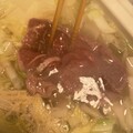 しゃぶしゃぶで