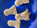 カリカリもちもちの皮です。