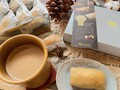 冷やしておいてミルク多めのコーヒーと♪