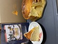 カットした断面からクリームがとろり
