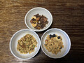 ３種類のグラノーラ