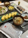 だし巻き卵、豚汁の出汁に使いました