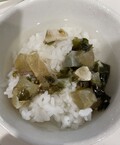 鯛のお茶漬け。昆布の旨みがいい感じ！