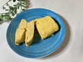 だし巻き卵は焼いている時もダシの風味が。