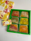 どのゼリーも美しく、フルーツたっぷり！
