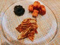 それぞれにヤンニョムの違うキムチたち