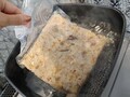 湯煎で5〜6分で完成。