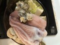 鍋から溢れるイカ